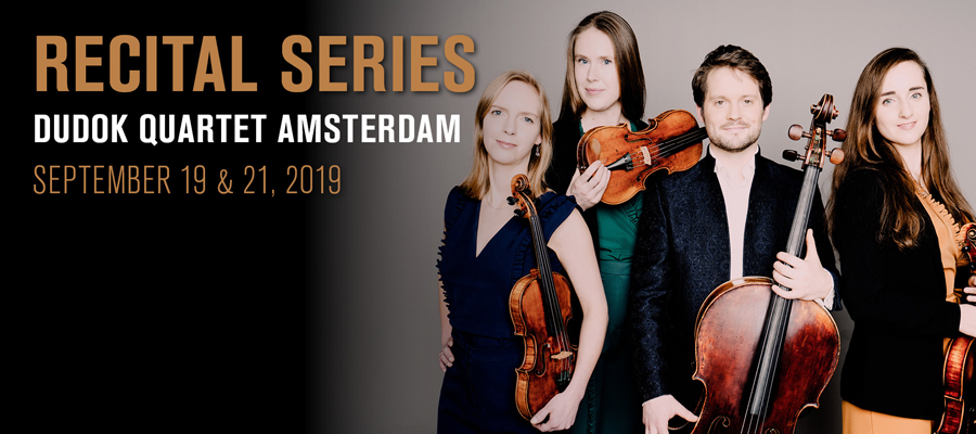 Recital Series: Dudok Quartet Amsterdam